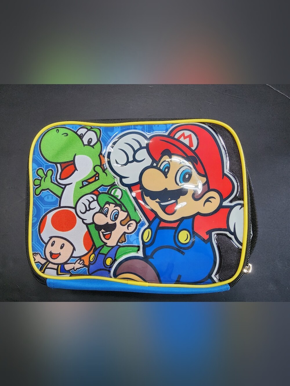 SUPER MARIO BROS. LUIGI YOSHI Kids BPA-Free Insulated Lunch Tote Bag Box